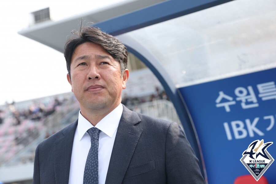 ▲ 김도균 수원FC 감독. ⓒ한국프로축구연맹