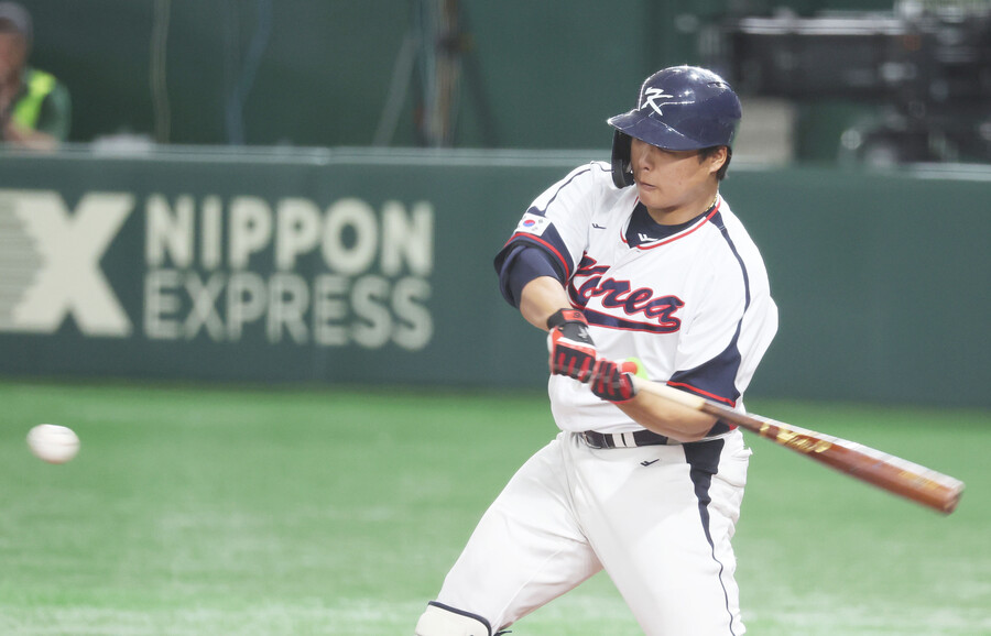 ▲WBC 한국 대표팀 강백호. ⓒ연합뉴스