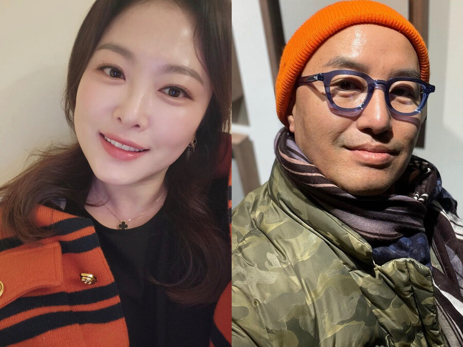 ▲ 심진화(왼쪽)와 홍석천. 출처| 심진화, 홍석천 인스타그램