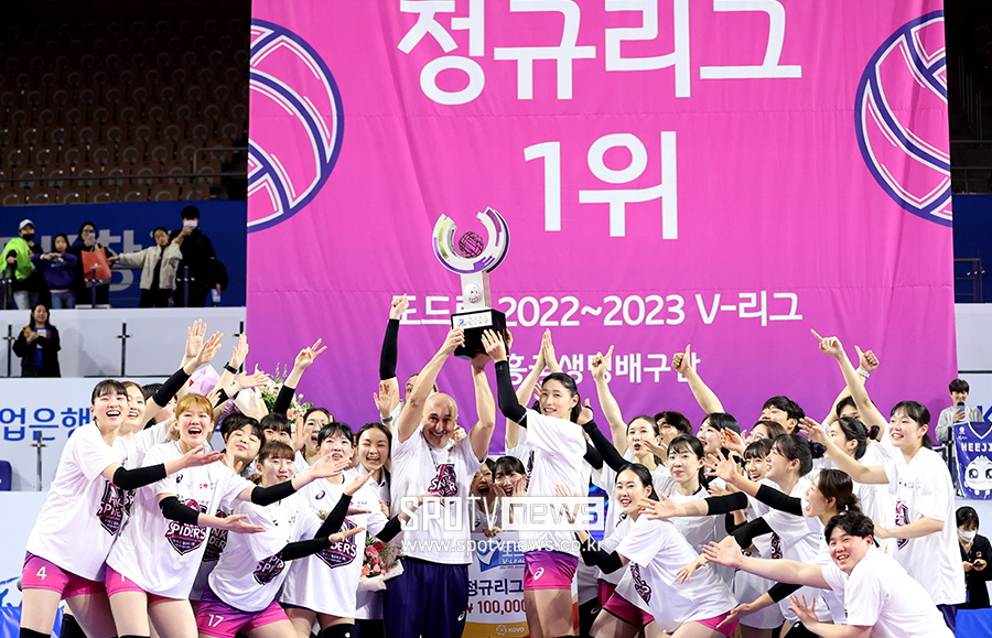 ▲ 아본단자 감독 김연경 ⓒ곽혜미 기자