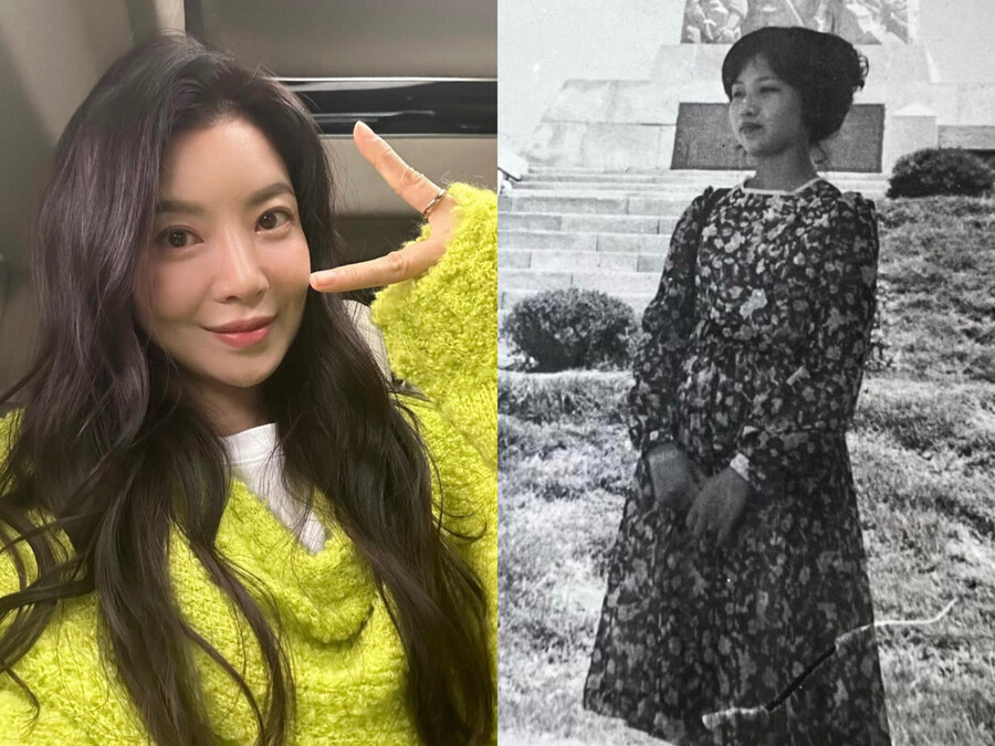 ▲ 윤세아와 모친 김상순 씨. 제공| 윤세아 인스타그램