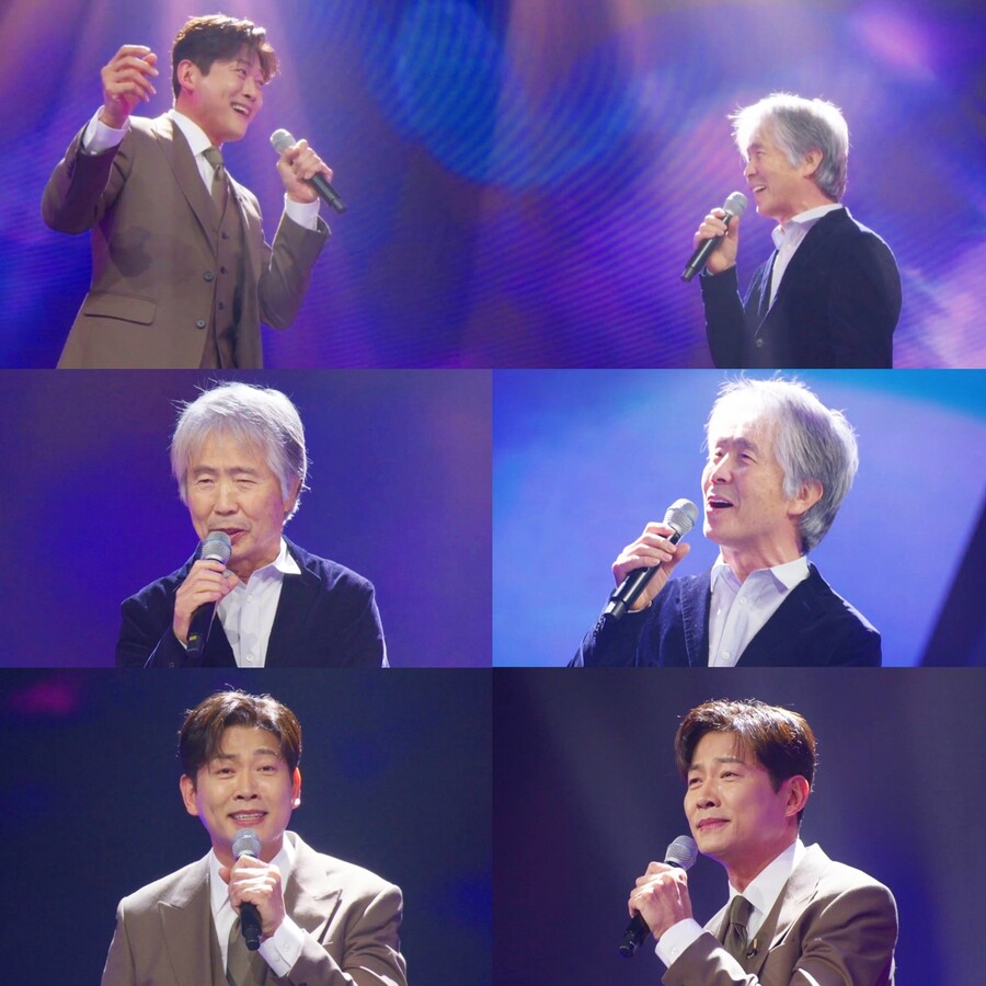 ▲ 최백호, 김용필. 제공|TV조선 '미스터트롯2-새로운 전설의 시작'