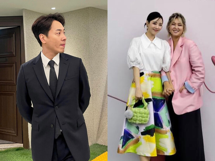 ▲ 앤디, 이은주와 솔비(왼쪽부터). 출처| 이은주 인스타그램