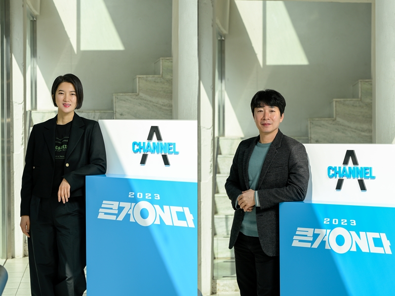 ▲ 이진민 제작본부장(왼쪽)과 정회욱 드라마플러스 본부장. 제공| 채널A