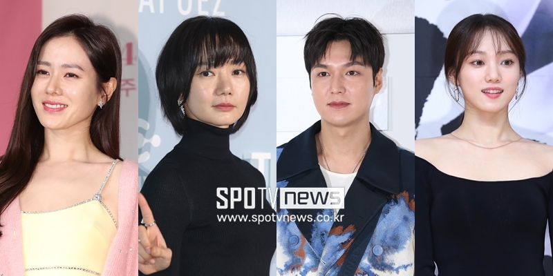 ▲ 배우 손예진, 배두나, 이민호, 이성경(왼쪽부터). 출처| 스포티비뉴스DB
