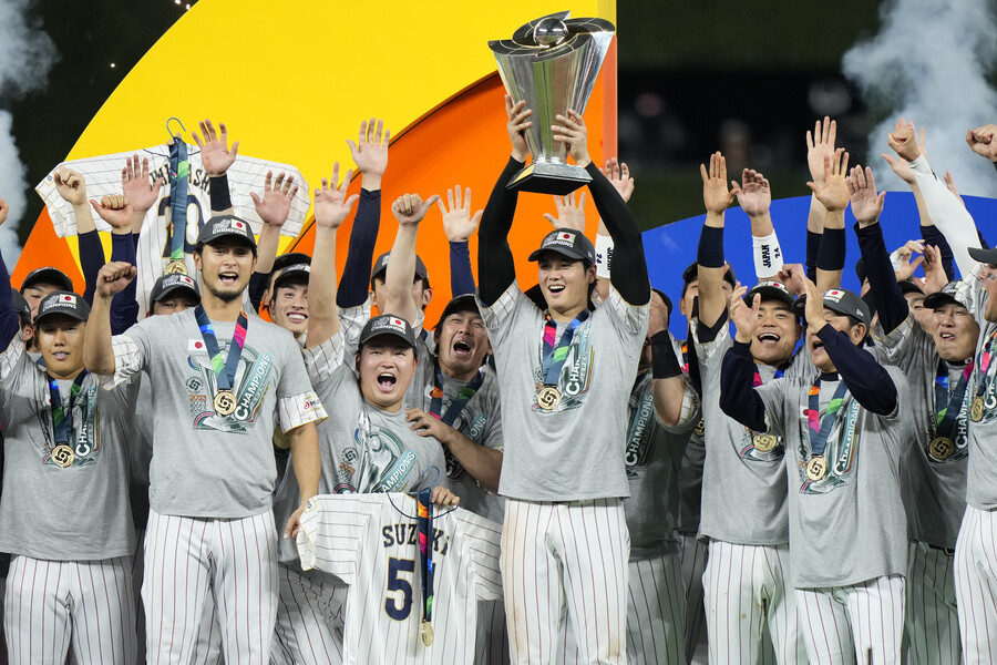 ▲ 일본은 대회 준비부터 마지막 예우까지 WBC 최고의 팀이었다는 평가를 받는다 ⓒ연합뉴스/AP통신