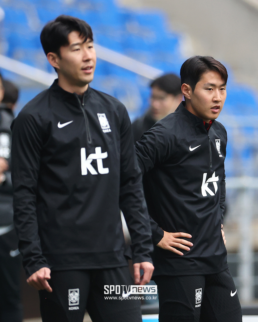 ▲ 손흥민 이강인 ⓒ곽혜미 기자