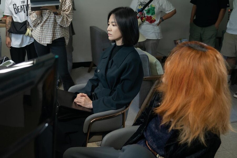 ▲ '더 글로리' 파트2 현장 스틸. 출처|송혜교 인스타그램