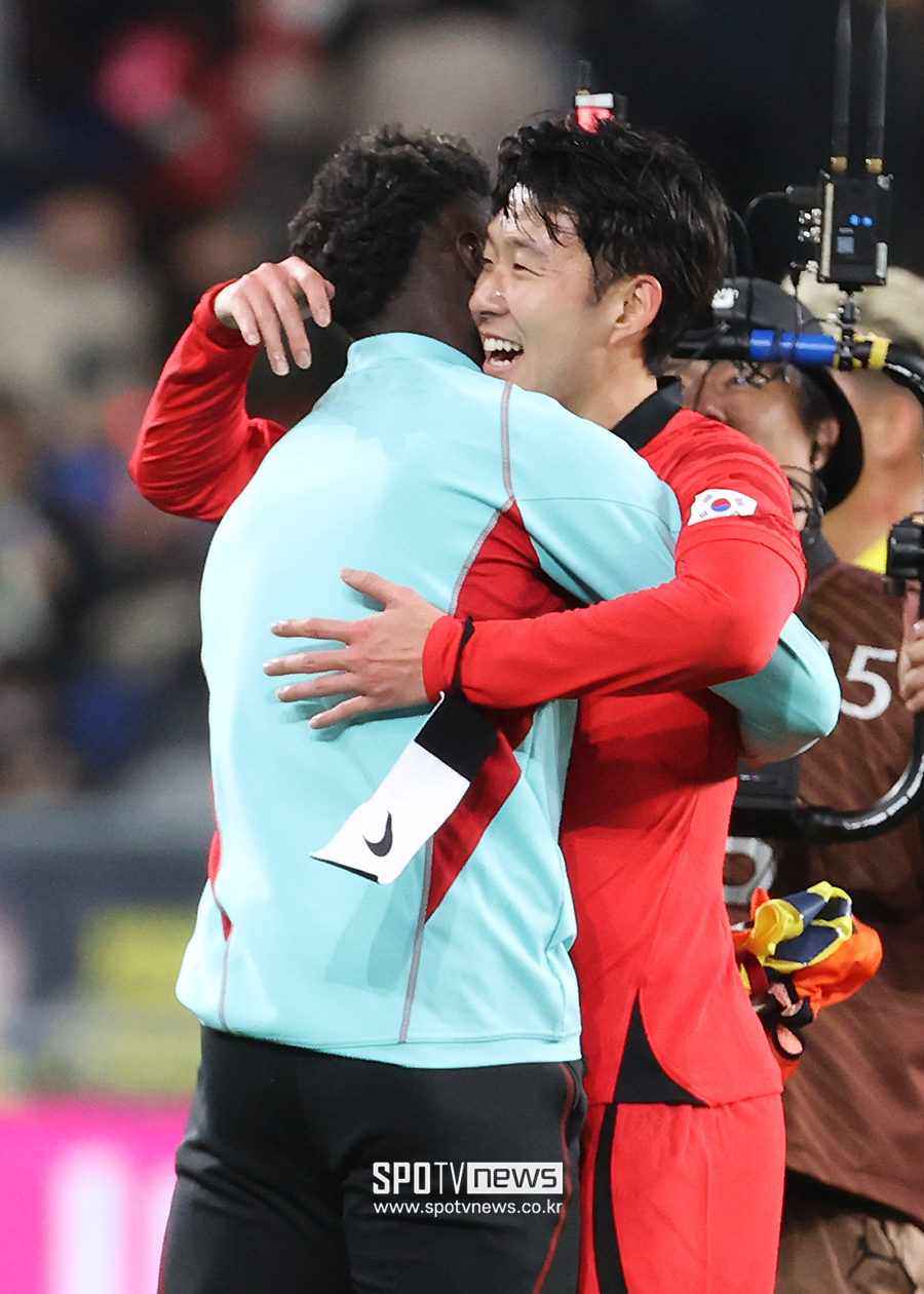 ▲ 다빈손 산체스 손흥민 ⓒ곽혜미 기자