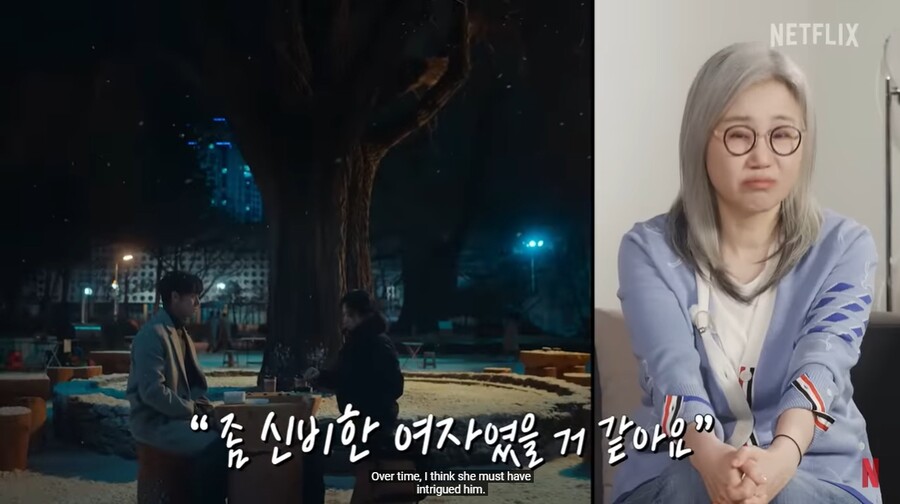 ▲  '더 글로리' 김은숙 작가. 출처|넷플릭스코리아 유튜브 캡처