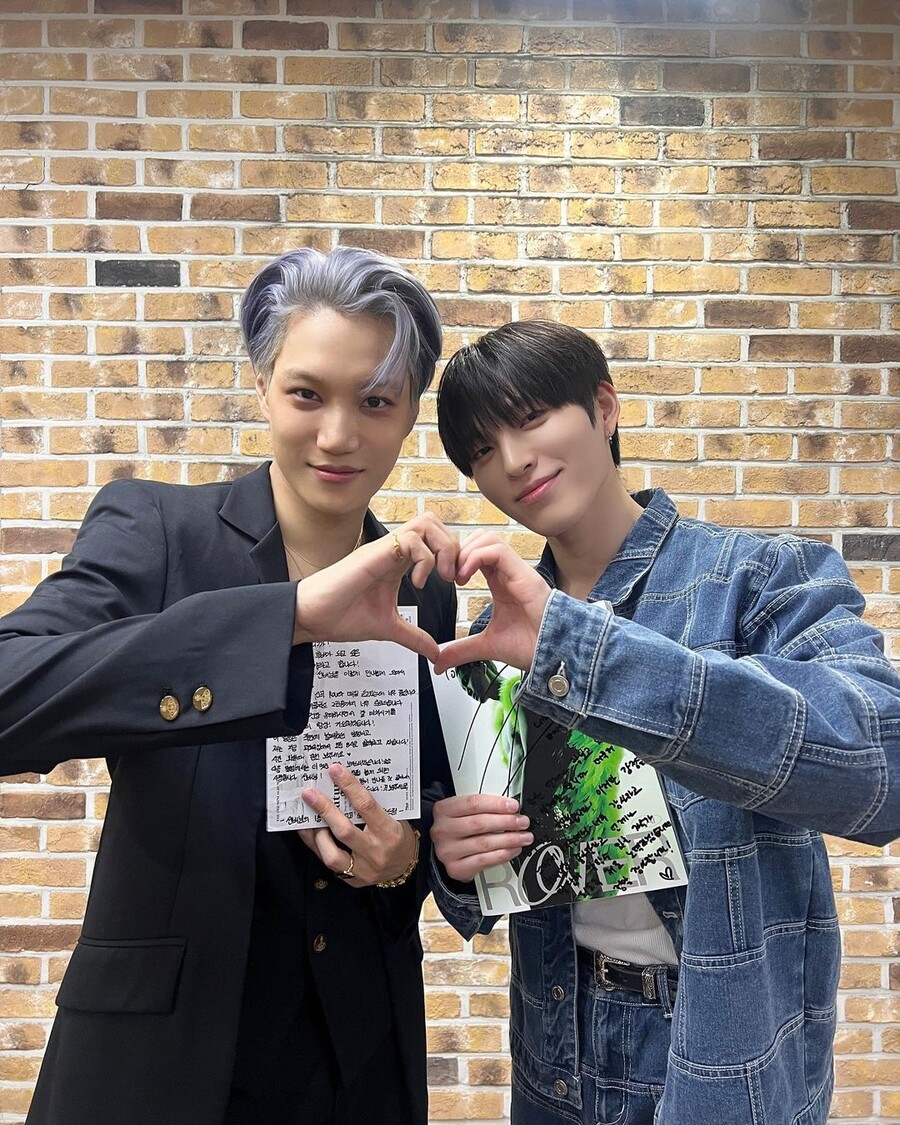 ▲ 엑소 카이, 다크비 희찬. 제공|엑소, 다크비 SNS