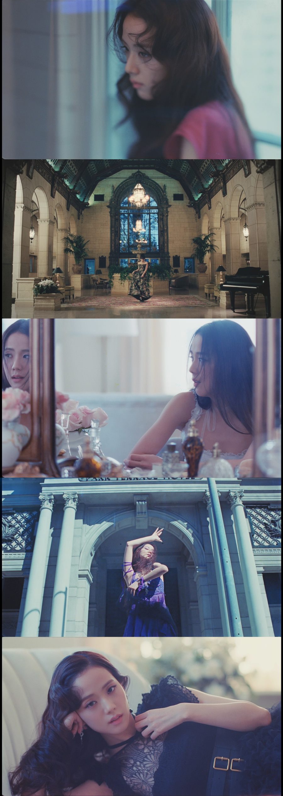 ▲ 블랙핑크 지수 '꽃' MV 티저 캡처. 제공ㅣYG엔터테인먼트