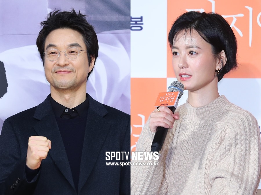 ▲ '아침이 밝아 올 때까지' 주연 한석규(왼쪽), 정유미.  ⓒ곽혜미 기자
