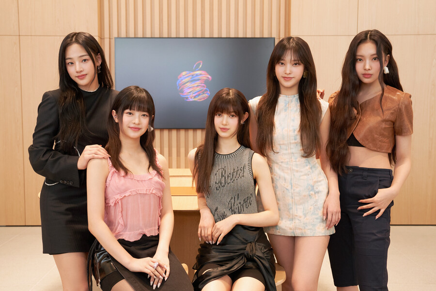 ▲ 뉴진스. 제공|애플