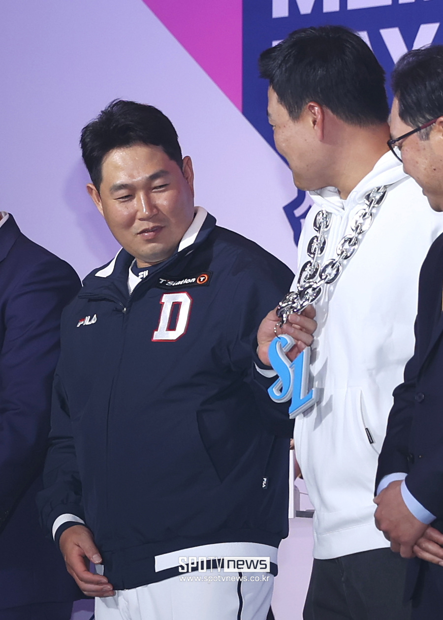 ▲ 양의지 오재일 ⓒ곽혜미 기자