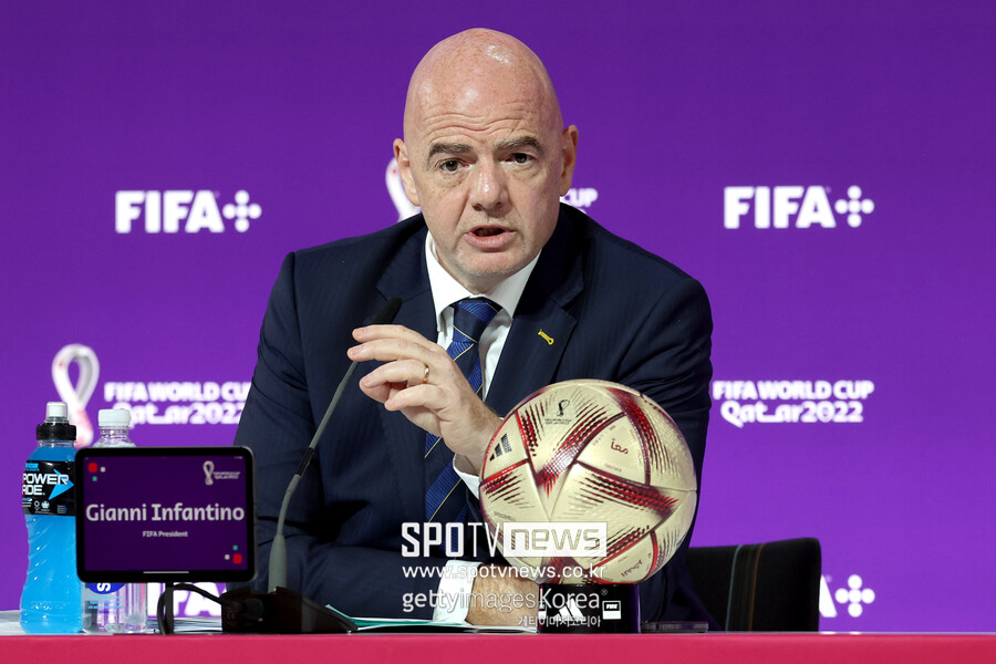 ▲ 지안니 인판티노 FIFA 회장.