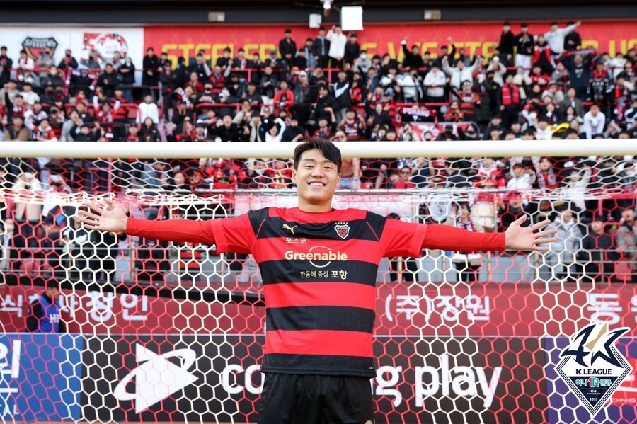 ▲ 포항 스틸러스 공격수 이호재 ⓒ한국프로축구연맹