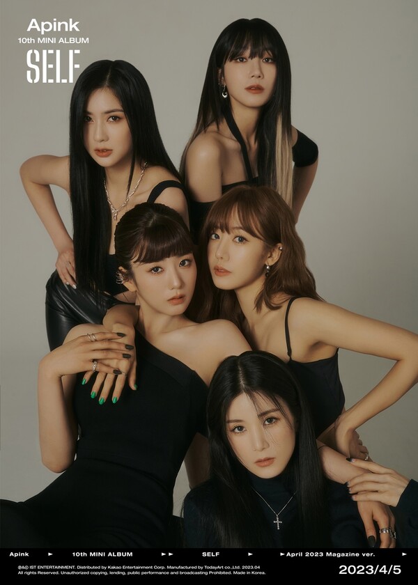 ▲ 에이핑크 새 앨범 '셀프' 매거진 버전 콘셉트 사진. 제공|IST엔터테인먼트