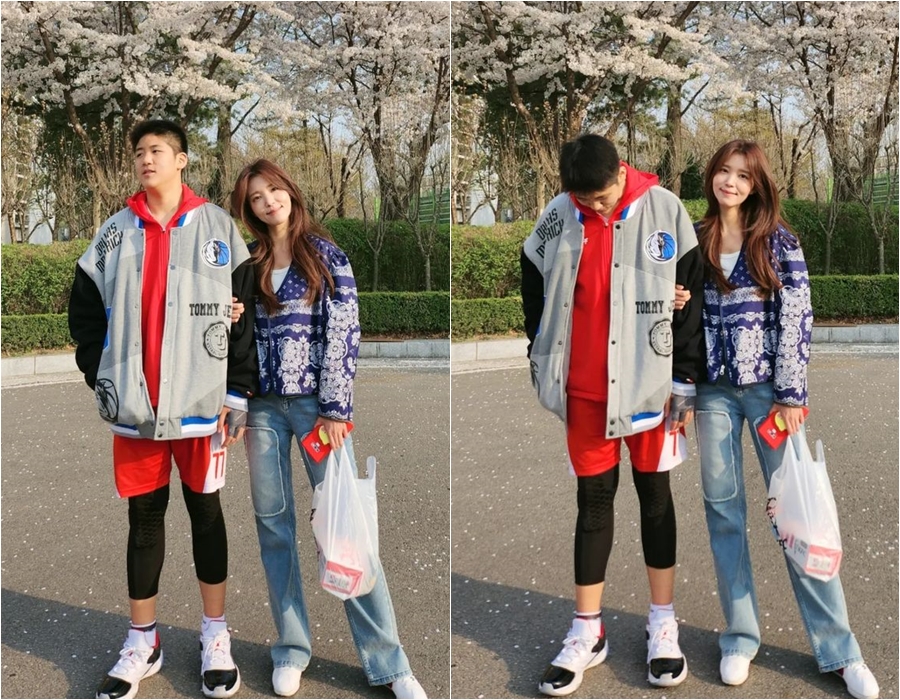 정시아, 중2 아들 공개…168cm 母보다 한뼘은 더 클 피지컬