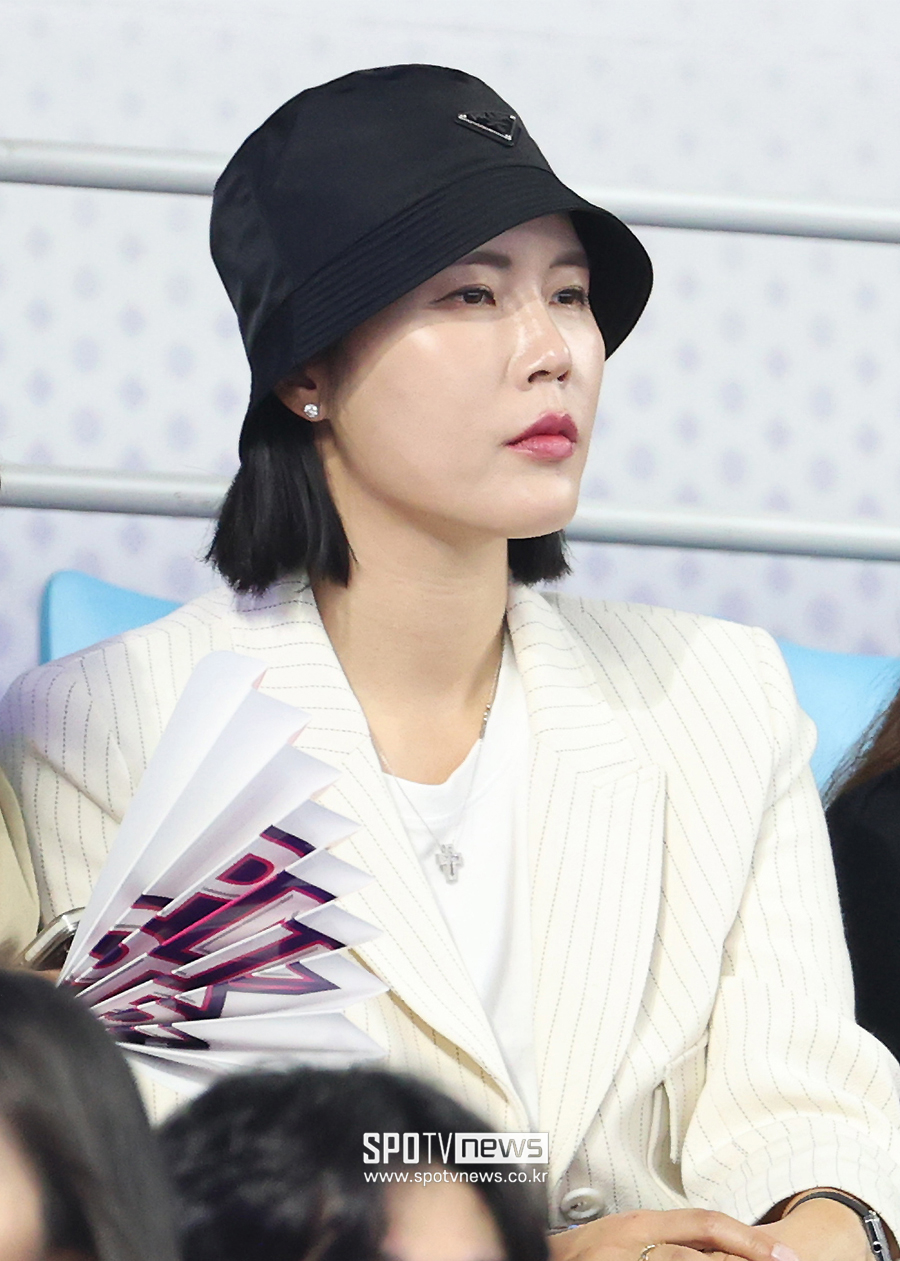 [포토S] 김사니, '챔피언 결정전 보러 왔어요'