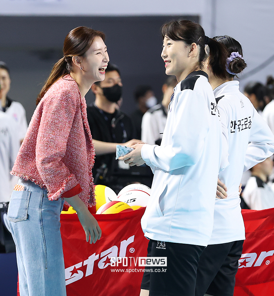 ▲ 김수지 박정아 배유나 ⓒ곽혜미 기자