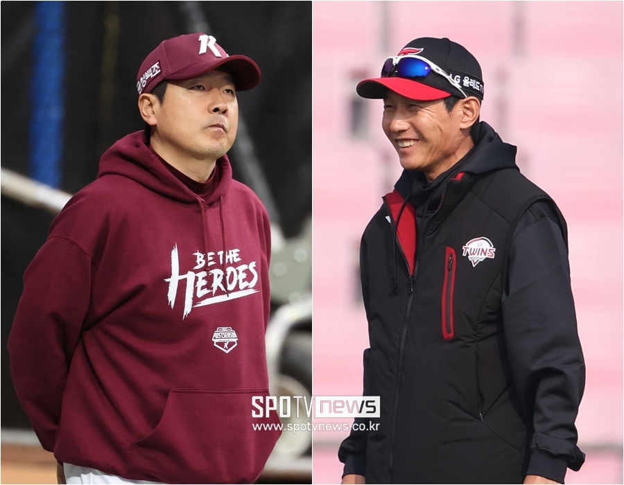 ▲ 키움 홍원기 감독(왼쪽)과 LG 염경엽 감독. ⓒ 곽혜미 기자