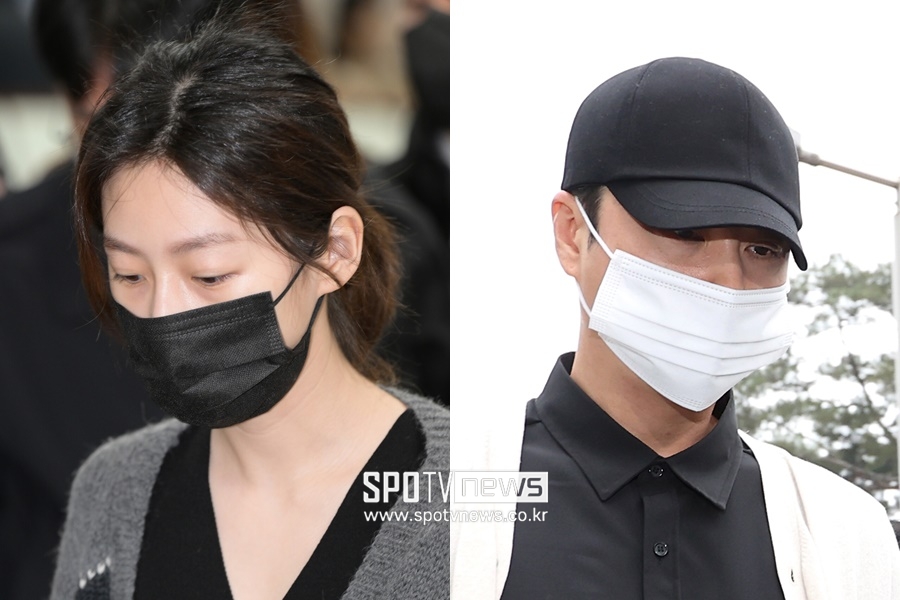 ▲ 법원에 출석한 김새론(왼쪽), 신혜성.  ⓒ곽혜미 기자