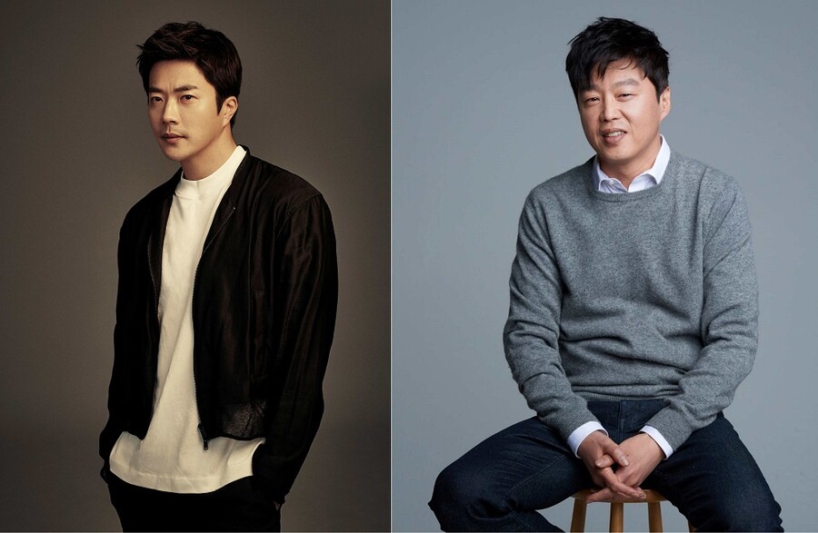 ▲ 배우 권상우(왼쪽)와 김희원. 제공| 수컴퍼니, 제이씨이엔티