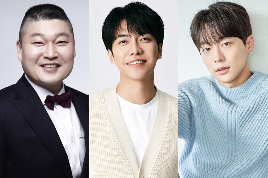 ▲ 강호동, 이승기, 배인혁(왼쪽부터). 제공|각 소속사