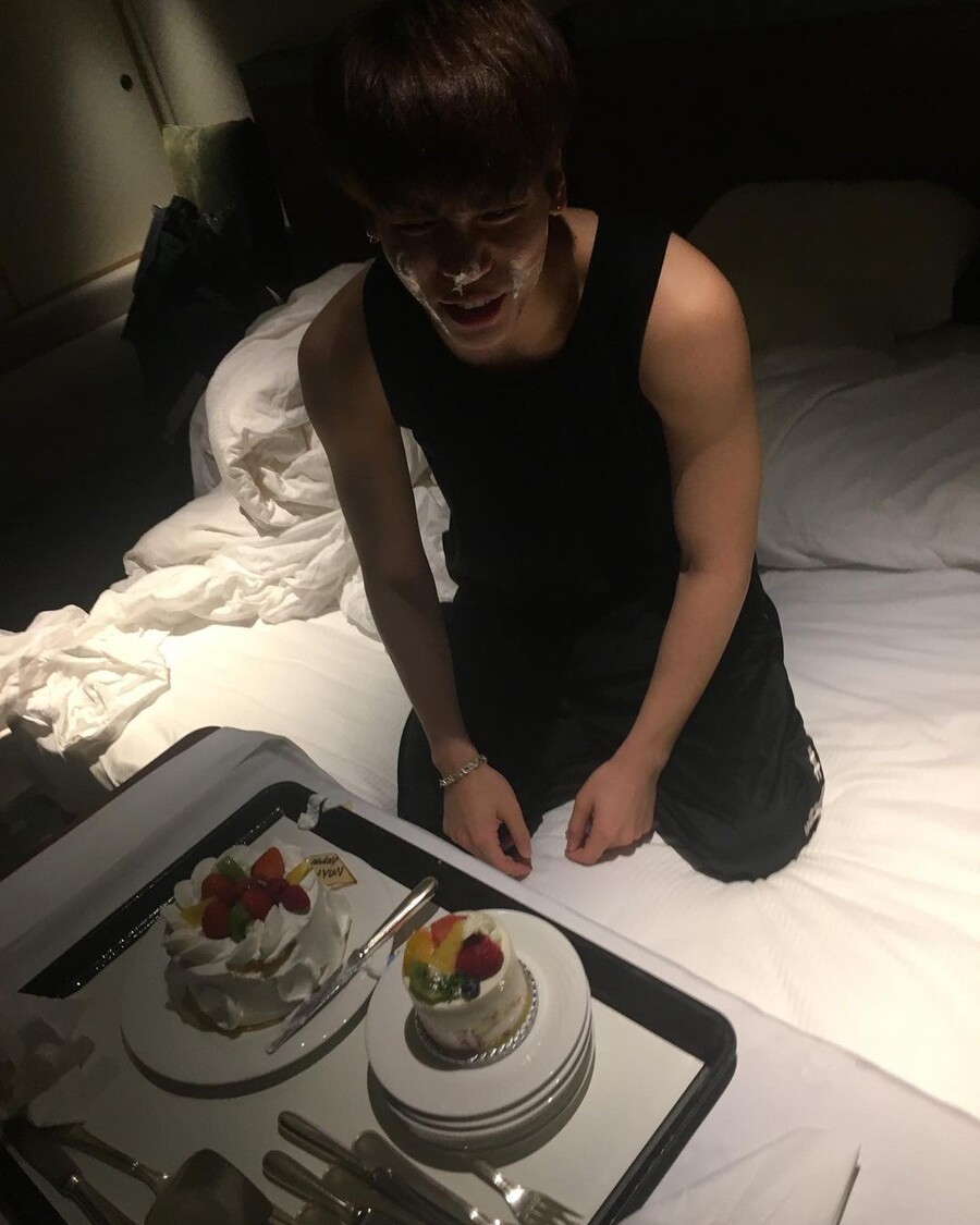 ▲ 샤이니 고(故) 종현 생전 모습. 출처|최민호 인스타그램