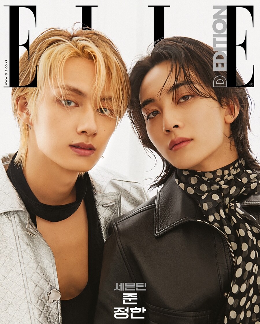 ▲ 세븐틴 정한, 준. 제공ㅣ엘르