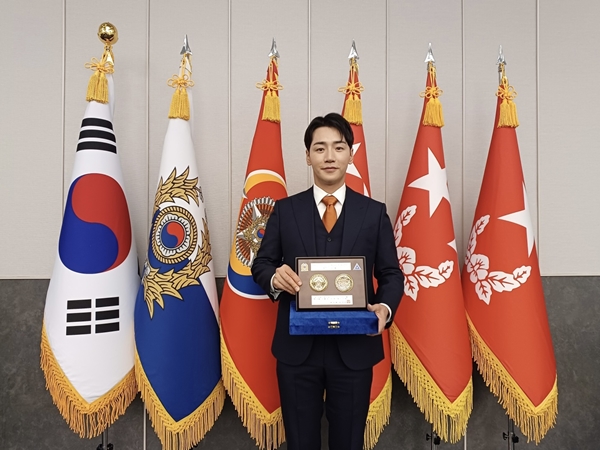 ▲ 박군 육군 예비군 홍보대사 임명. 제공ㅣ토탈셋