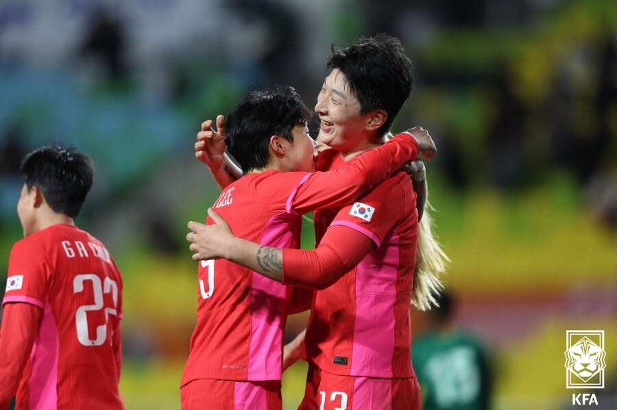 ▲ 위협적인 공격 조합, 이금민과 박은선. ⓒ대한축구협회