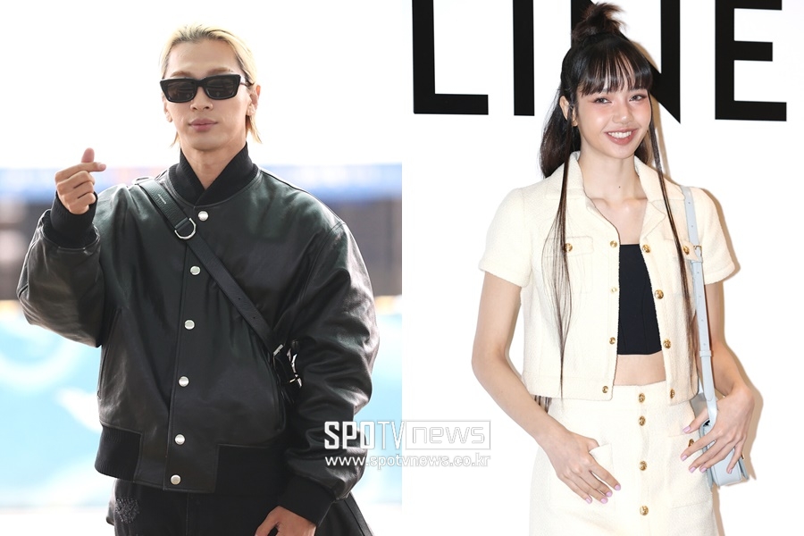 ▲ 태양(왼쪽), 블랙핑크 리사.  ⓒ곽혜미 기자
