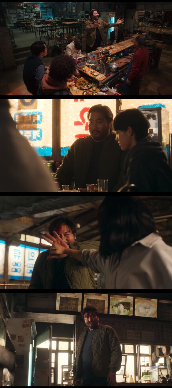 ▲ '길복순'에서 감초 역할로 주목받은 박광재. '길복순' 화면 캡처