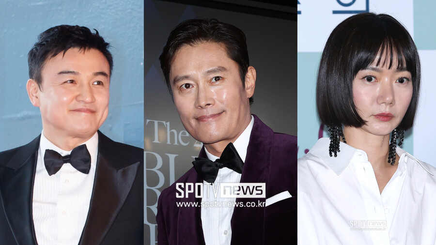 ▲ 박중훈, 이병헌, 배두나. ⓒ곽혜미 기자 , 스포티비뉴스 DB