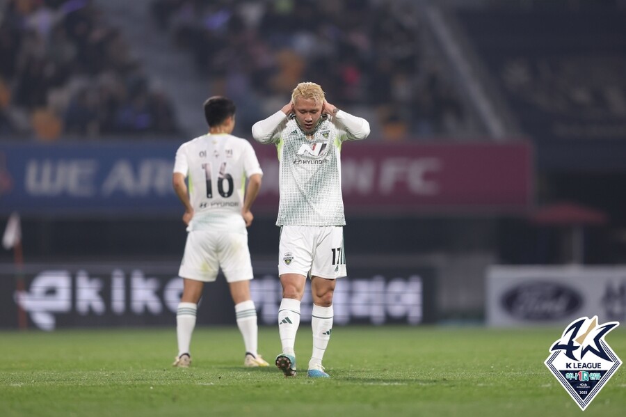 ▲ 전북 현대는 지난 경기 승리 분위기를 이어가지 못했다. ⓒ한국프로축구연맹
