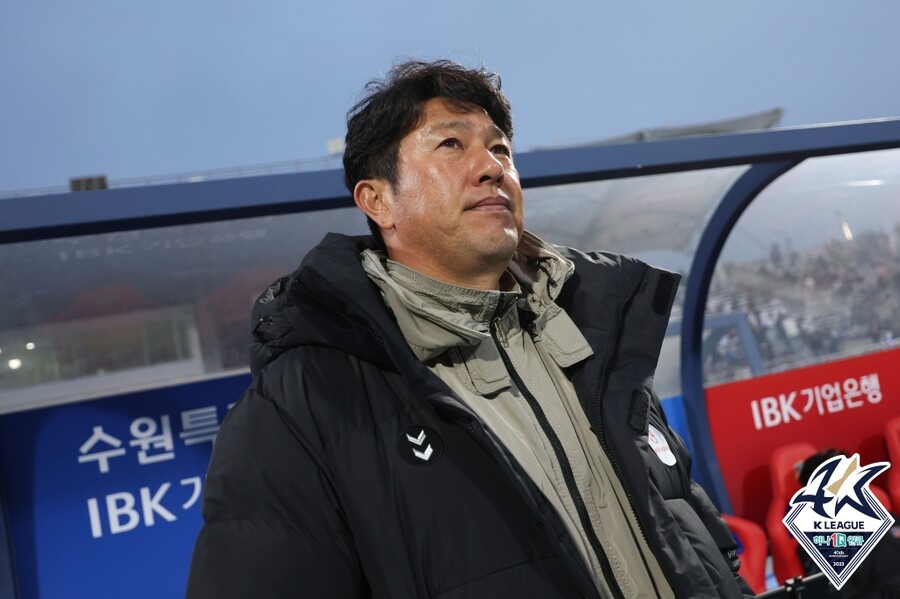 ▲ 김도균 수원FC 감독. ⓒ한국프로축구연맹