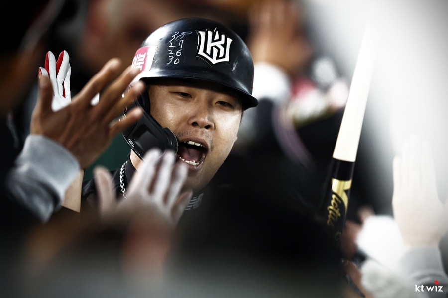 ▲ kt 위즈 강백호. ⓒkt 위즈