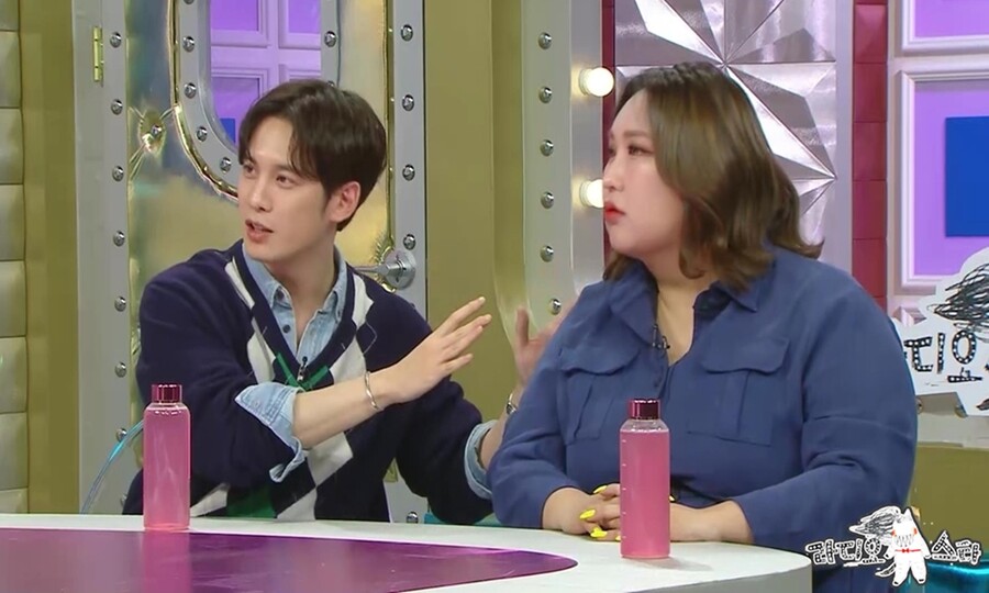 ▲ 박기웅(왼쪽)과 풍자. 제공|MBC '라디오스타'
