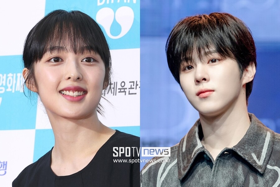 ▲ 김보라(왼쪽), 김우석.  ⓒ곽혜미 기자