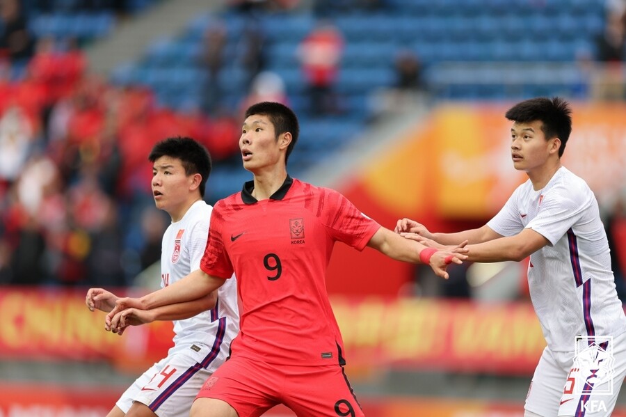 ▲ U-20 아시안컵에서의 이영준 ⓒ 대한축구협회