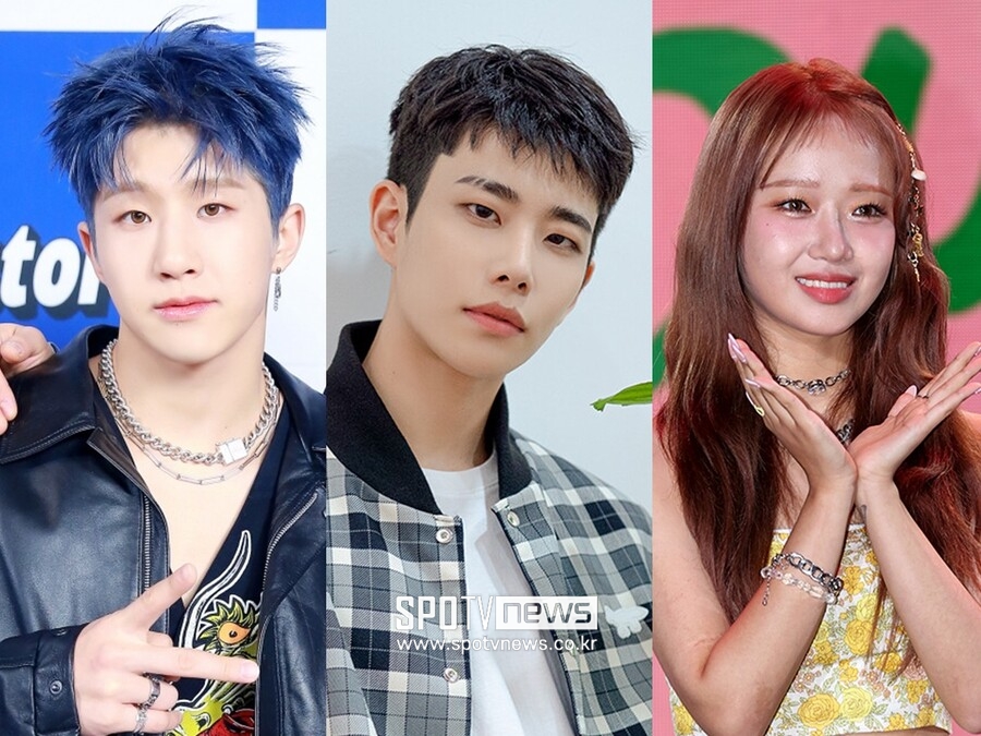 ▲(왼쪽부터)아스트로 진진, MJ, 위키미키 최유정 ⓒ곽혜미 기자, 판타지오
