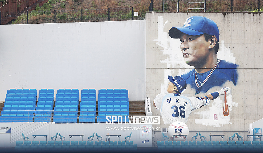 ▲ 삼성라이온즈파크 이승엽 ⓒ곽혜미 기자