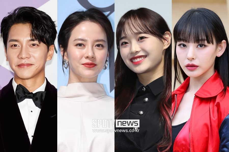 ▲ 이승기, 송지효, 츄, 노제. ⓒ곽혜미 기자 ⓒ스포티비뉴스DB