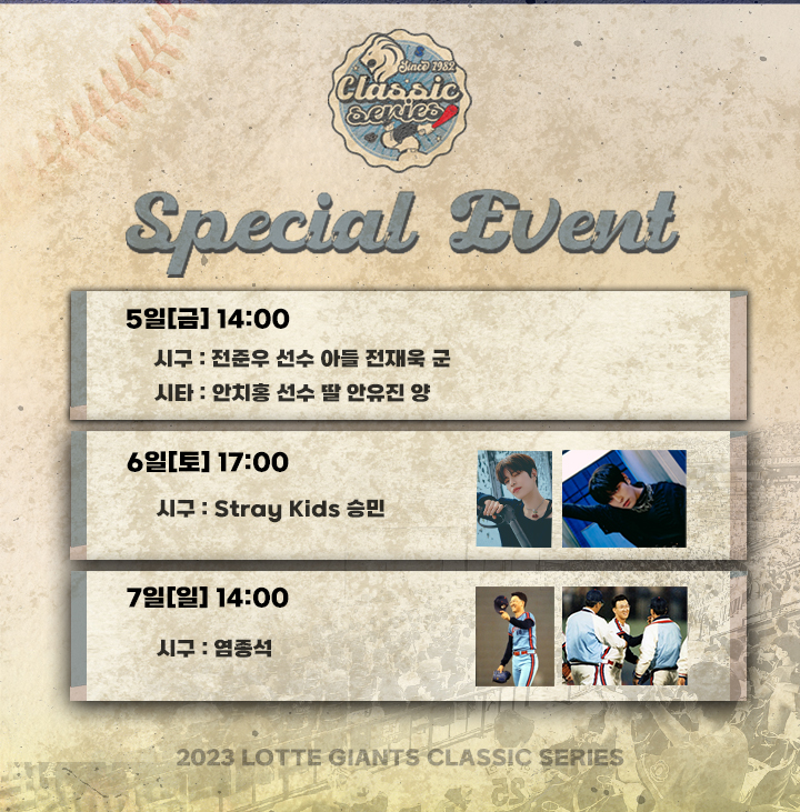 롯데, 클래식 시리즈 개최…삼성과 올드 유니폼 착용