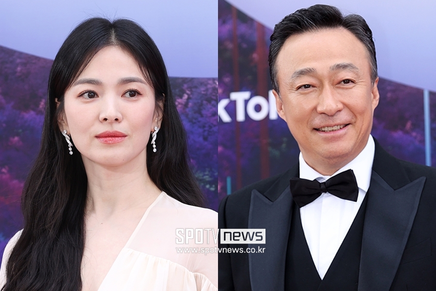 ▲ 송혜교(왼쪽) 이성민.  ⓒ곽혜미 기자