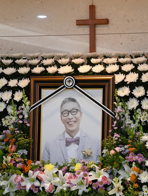 ▲ 고 서세원의 빈소가 30일 서울 풍납동 서울아산병원 장례식장에 마련됐다. 사진공동취재단