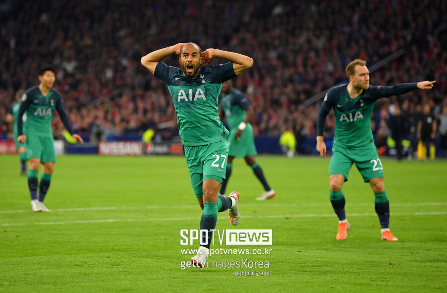 ▲ 2018-19 UCL 4강 2차전에서 결승 골을 넣은 루카스 모우라