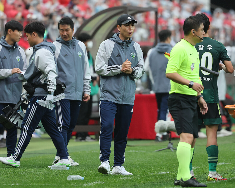 ▲ 치열하게 싸운 FC서울과 전북 현대 ⓒ연합뉴스